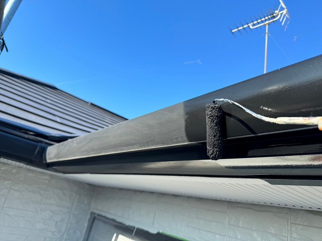 雨どいの塗り替え